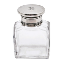 Charger l'image dans la galerie, Flacon de toilette en cristal taillé et argent vermeil, Angleterre, Londres, 1886 Le Charme des Violettes - Brocante en ligne