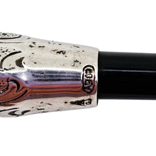 Afbeelding in Gallery-weergave laden, Fume-cigarette Art déco en argent 900 ciselé et ébonite noire, années 1920-1940 Le Charme des Violettes - Brocante en ligne