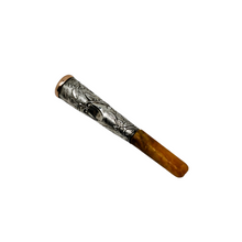 Afbeelding in Gallery-weergave laden, Fume-cigarette Art nouveau en argent doré et ambre, avec étui, vers 1900 Le Charme des Violettes - Brocante en ligne