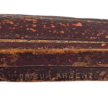 Afbeelding in Gallery-weergave laden, Fume-cigarette Art nouveau en argent doré et ambre, avec étui, vers 1900 Le Charme des Violettes - Brocante en ligne