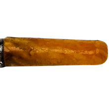 Afbeelding in Gallery-weergave laden, Fume-cigarette Art nouveau en argent doré et ambre, avec étui, vers 1900 Le Charme des Violettes - Brocante en ligne