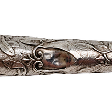 Afbeelding in Gallery-weergave laden, Fume-cigarette Art nouveau en argent doré et ambre, avec étui, vers 1900 Le Charme des Violettes - Brocante en ligne