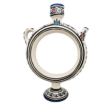 Load image into Gallery viewer, Gargoulette vintage en céramique Le charme des violettes - Brocante en ligne