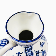 Load image into Gallery viewer, Gien. Large earthenware cider pitcher, Rouen decor, year 1867