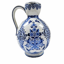 Load image into Gallery viewer, Gien. Large earthenware cider pitcher, Rouen decor, year 1867
