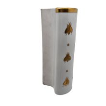 Afbeelding in Gallery-weergave laden, Humilux Brussel. Porseleinen radiatorbevochtiger in Empire-stijl gedecoreerd in 24K goud