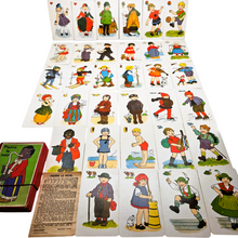 Afbeelding in Gallery-weergave laden, Jeu de cartes ancien "Pierre le Noir", Editions Jeux Spear, vers 1930-1950