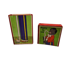 Afbeelding in Gallery-weergave laden, Jeu de cartes ancien "Pierre le Noir", Editions Jeux Spear, vers 1930-1950
