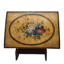 Load image into Gallery viewer, Prettyness. Old Spa box with floral decoration in the style of the 18th century