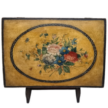 Load image into Gallery viewer, Prettyness. Old Spa box with floral decoration in the style of the 18th century