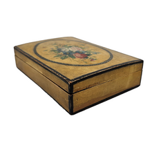 Load image into Gallery viewer, Prettyness. Old Spa box with floral decoration in the style of the 18th century