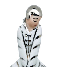 Afbeelding in Gallery-weergave laden, Lampe veilleuse brûle-parfum Art déco Argilor – Porcelaine et loupe de thuya, vers 1925-1930 Le Charme des Violettes - Brocante en ligne