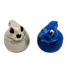 Charger l'image dans la galerie, Moutardier en céramique Lapin beige stylisé dans l'esprit Art déco, années 1950-1960 Le Charme des Violettes - Brocante en ligne