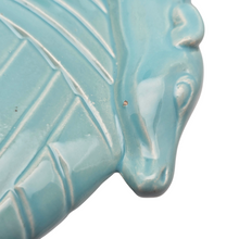 Load image into Gallery viewer, Lemanceau Charles, couple d'antilopes Art déco en céramique turquoise, XXè