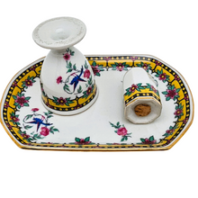 Charger l'image dans la galerie, Balleroy & Cie, Set à oeuf Art déco en porcelaine de Limoges, années 1920-1930