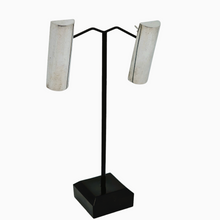 Afbeelding in Gallery-weergave laden, MTM. Modernistische langwerpige oorbellen in 925 zilver