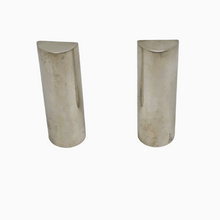 Afbeelding in Gallery-weergave laden, MTM. Modernistische langwerpige oorbellen in 925 zilver