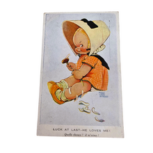 Afbeelding in Gallery-weergave laden, Lot de 10 cartes anciennes illustrées – Mabel Lucie Attwell et George Studdy (Bonzo), années 1920 Le Charme des Violettes - Brocante en ligne