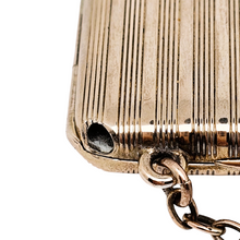 Afbeelding in Gallery-weergave laden, Minaudière Art déco en argent vermeil guilloché, années 1920