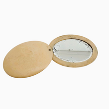 Afbeelding in Gallery-weergave laden, Miroir de sac biseauté dans une monture en celluloïd ivoirine, années 1900-1920