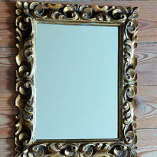 Afbeelding in Gallery-weergave laden, Barokke spiegel van verguld hout