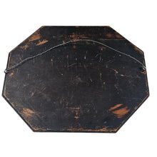 Load image into Gallery viewer, Grand miroir octogonal en bois noirci et écaille de tortue véritable, fin XIXè - début XXè Le Charme des Violettes - Brocante en ligne