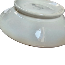 Charger l'image dans la galerie, Nimy. Paire de compotiers en faïence avec un liseré en damier bleu et blanc, début XXè