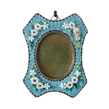 Charger l'image dans la galerie, Cadre porte-photo ancien Art nouveau en mosaïques de verre millefiori 1900