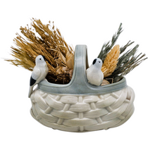 Charger l'image dans la galerie, Petit panier en porcelaine aux deux oiseaux, années 1930-1950 Le Charme des Violettes - Brocante en ligne