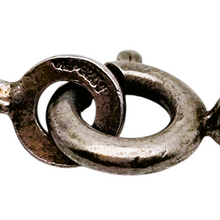 Afbeelding in Gallery-weergave laden, Collier New Age en argent 925, boule en goldstone bleue et cristaux, années 1990-2000