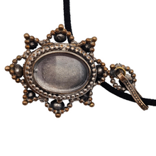 Load image into Gallery viewer, Victorian black glass cameo mourning pendant, 1890s-1900s