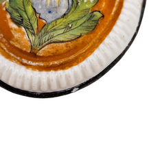 Afbeelding in Gallery-weergave laden, Pendentif Art nouveau en porcelaine, motif à l'iris, années 1900