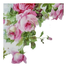 Charger l'image dans la galerie, Compotier ancien en porcelaine à motifs de roses