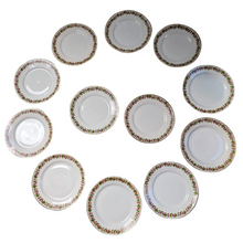 Load image into Gallery viewer, Martial Redon, Limoges. Series of twelve antique porcelain dessert plates.