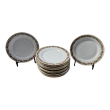 Charger l'image dans la galerie, Martial Redon, Limoges. Série de douze assiettes à dessert anciennes en porcelaine.