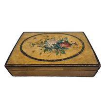 Load image into Gallery viewer, Prettyness. Old Spa box with floral decoration in the style of the 18th century