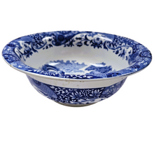 Afbeelding in Gallery-weergave laden, Het Italiaanse Engeland van Copeland Spode. Grote blauw-witte serveerschaal van fijn porselein, jaar 1923