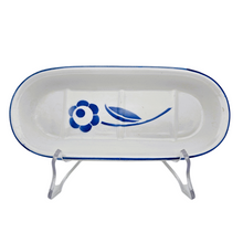 Afbeelding in Gallery-weergave laden, Porte-savon ou porte-peigne Art déco en faïence d'Onnaing, années 1920-1930