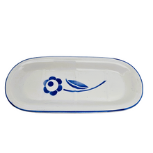 Afbeelding in Gallery-weergave laden, Porte-savon ou porte-peigne Art déco en faïence d'Onnaing, années 1920-1930