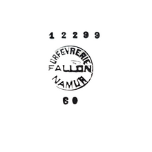 Load image into Gallery viewer, Fallon Orfèvre Namur, Plat de service ovale de style Louis XVI en métal argenté, années 1900