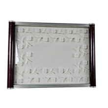 Charger l'image dans la galerie, Plateau Art déco en verre gravé