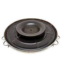 Charger l'image dans la galerie, Plat à gâteau tournant Art déco aux tulipes – fond gris bleuté, vers 1930-1940 Le Charme des Violettes - Brocante en ligne