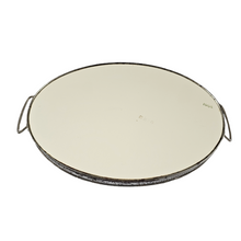 Load image into Gallery viewer, Plateau ovale en céramique fleurie vintage, années 1940