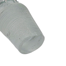 Charger l'image dans la galerie, Porte-lettres en métal doré peint à la main avec deux flacons, fin XIXè - début XXè