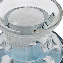 Charger l'image dans la galerie, Porte-lettres en métal doré peint à la main avec deux flacons, fin XIXè - début XXè