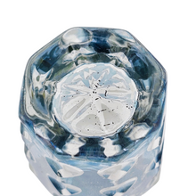 Charger l'image dans la galerie, Porte-lettres en métal doré peint à la main avec deux flacons, fin XIXè - début XXè