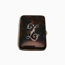 Charger l'image dans la galerie, Porte-monnaie en écaille monogrammé, format miniature, fin XIXᵉ - début XXᵉ Le Charme des Violettes - Brocante en ligne