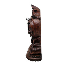 Charger l'image dans la galerie, Grand porte-montre de gousset en bois sculpté néo-rocaille, fin XIXᵉ siècle Le Charme des Violettes - Brocante en ligne