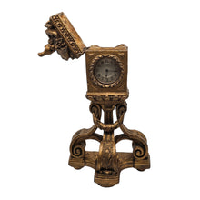 Charger l'image dans la galerie, Porte-montre Napoléon III en bois doré style Louis XVI & montre de gousset, XIXe siècle Le Charme des Violettes - Brocante en ligne