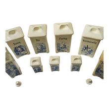 Charger l'image dans la galerie, Ditmar Urbach. Ensemble de pots à épices vintage en céramique tchèque. Epoque 1930.